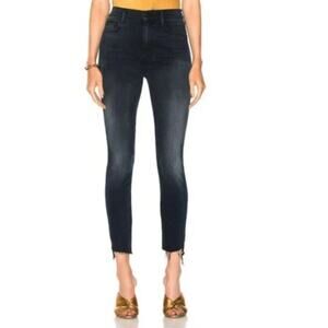 Mother Stunner Ankle Step Fray 30 10 My Wildest Ride Denim Jeans Skinny Raw Hem